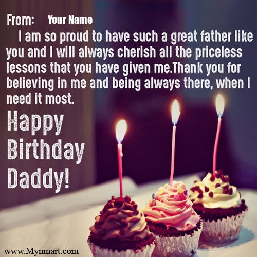 Birthday Card For Daddy