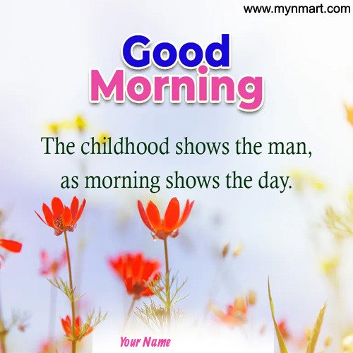 Good Morning Shows The Day