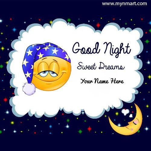 Good Night Sweet Dreams Smiley Greeting
