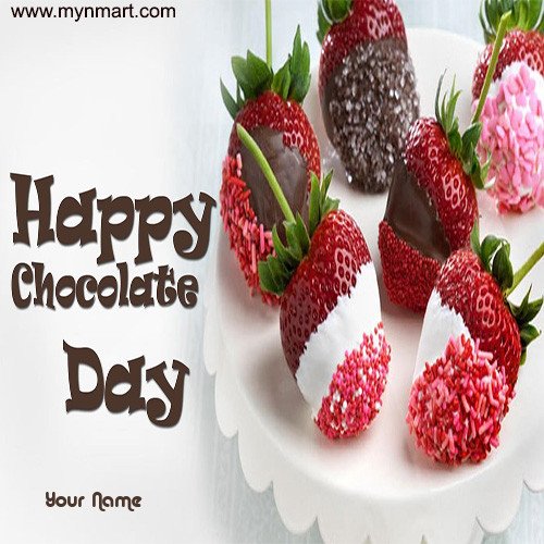 Happy Chocolate Day - Strawberry