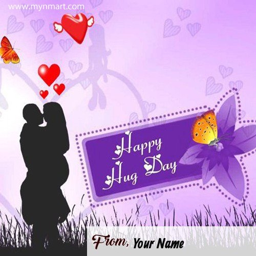 Happy Hug Day Wishes With Name