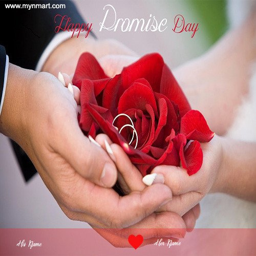 Happy Promise Day - Rose & Ring