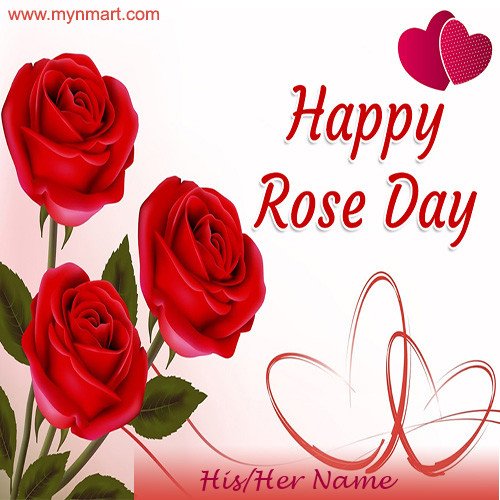 happy Rose Day - Red Rose