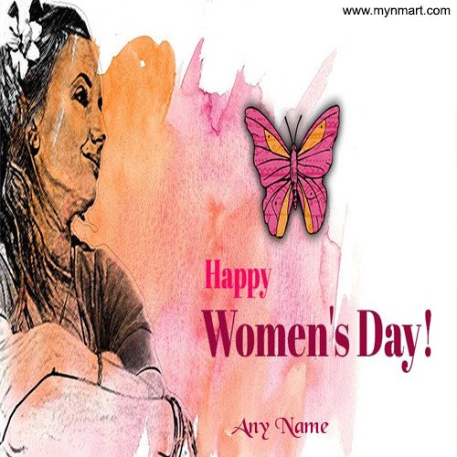 Happy Women's Day Butterfly
