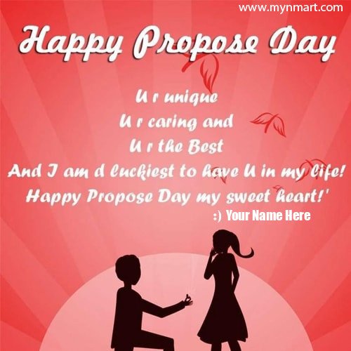 Propose Day Wishes Beautiful Image with Quotes