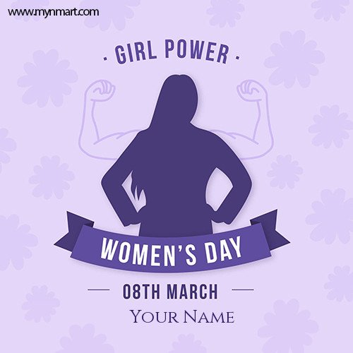 Women's Day Girls Power Greeting